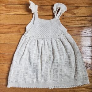 baby GAP Cream Knit Baby Dress- 6-12 Months
